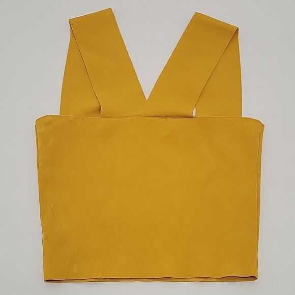 Seek The Label Mustard Yellow Crop Top - Picture 4 of 10